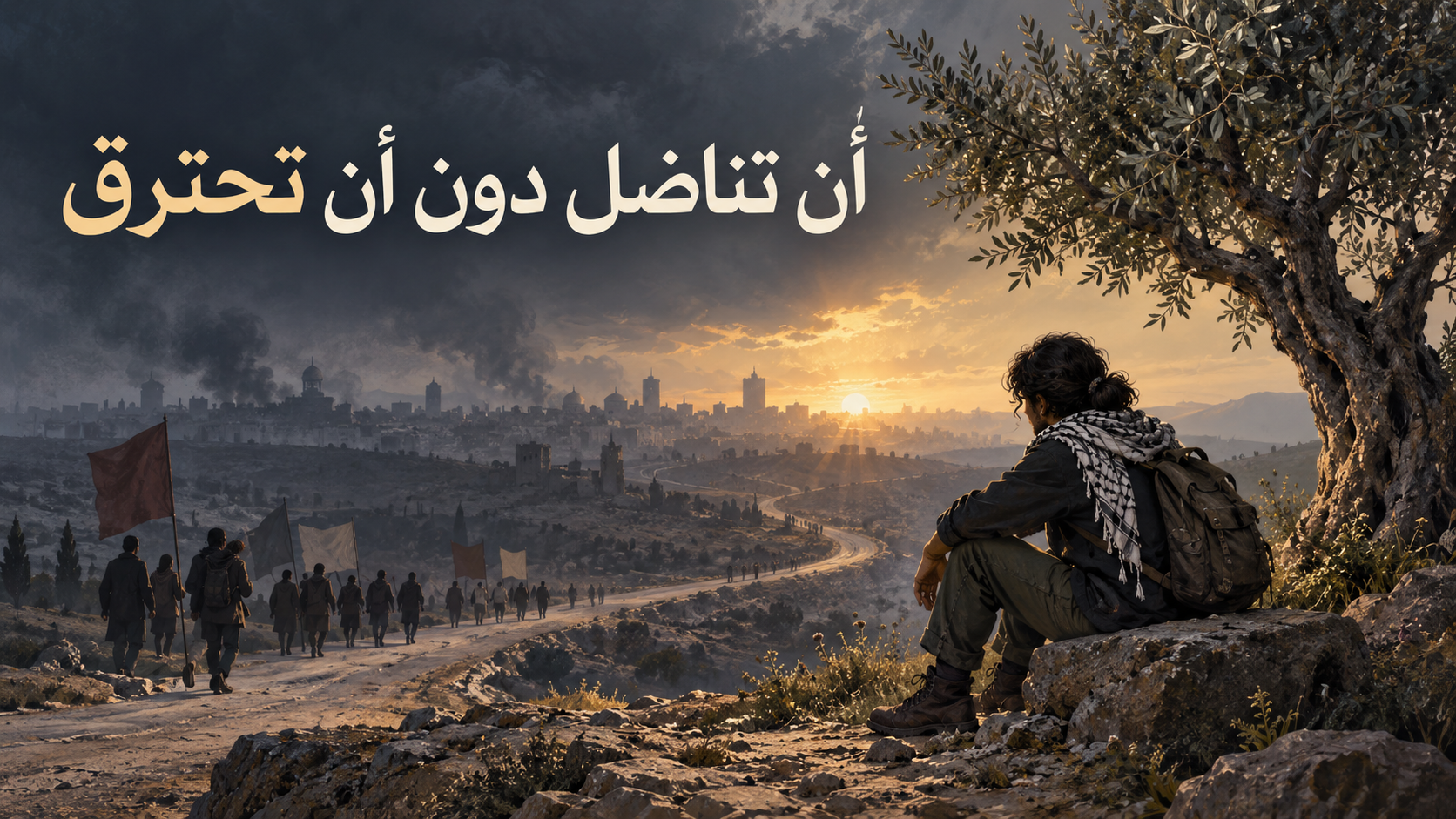 أن تناضل دون أن تحترق