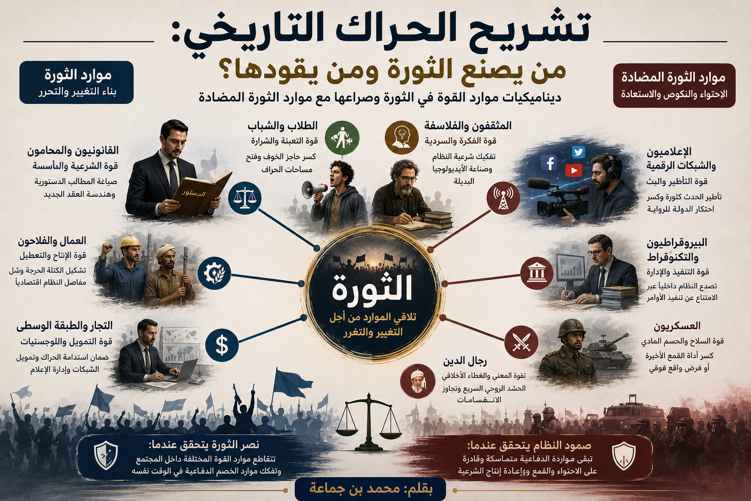 تشريح الحراك التاريخي: من يصنع الثورة ومن يقودها؟